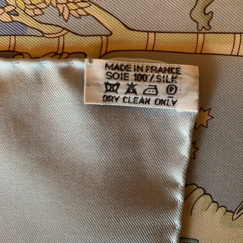 Hermes “Rives fertiles” 100% Silk Scarf - Picture 5 of 8
